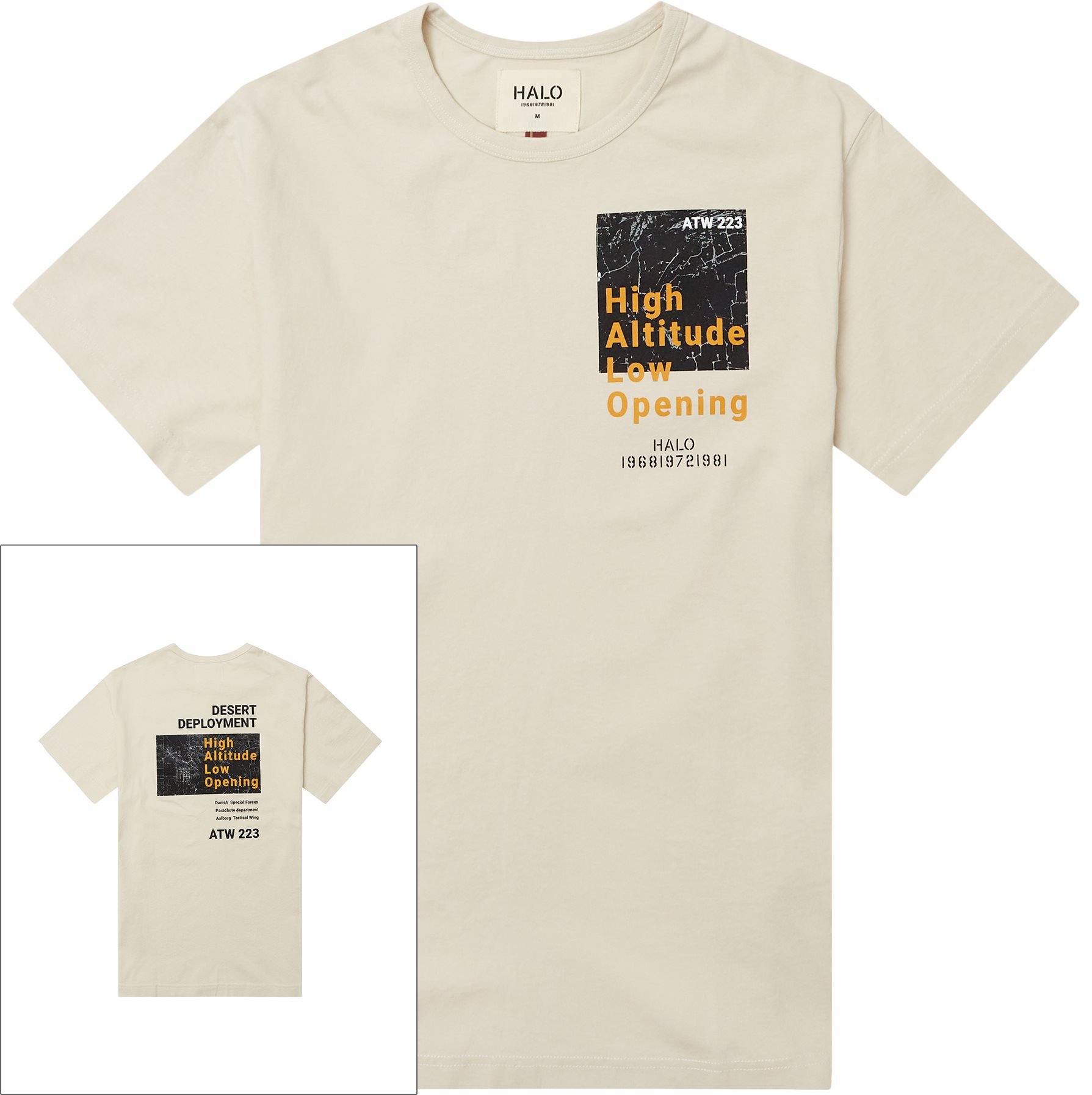 Graphic Tee - T-shirts - Regular fit - Hvid